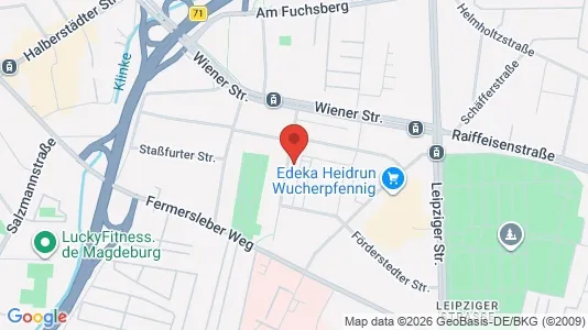 Apartments for rent i Magdeburg - kort over placeringen