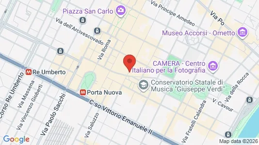 Apartments for rent i Turin - kort over placeringen