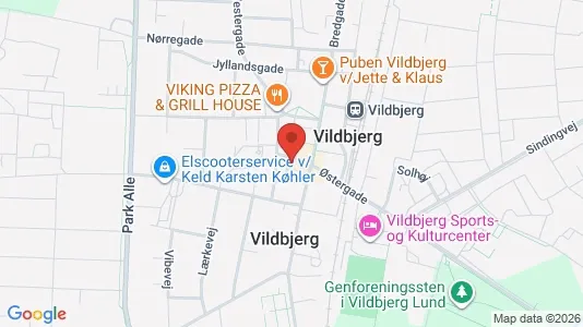 Apartments for rent i Vildbjerg - kort over placeringen