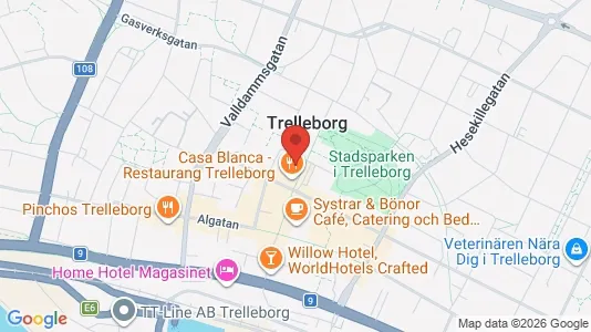 Apartments for rent i Trelleborg - kort over placeringen
