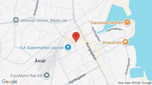Apartments for rent i Åmål - kort over placeringen