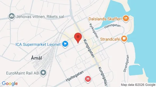 Apartments for rent i Åmål - kort over placeringen