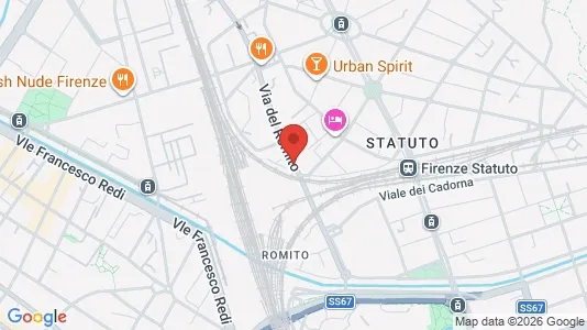 Apartments for rent i Florence - kort over placeringen