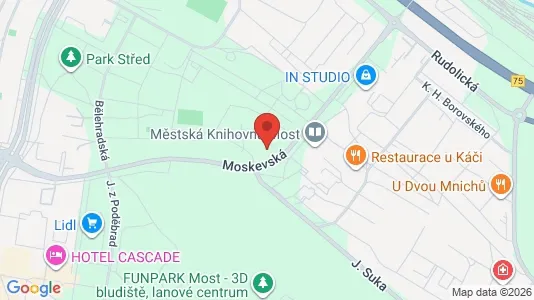 Apartments for rent i Most - kort over placeringen