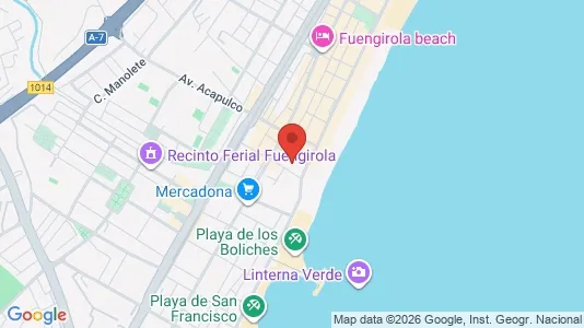 Apartments for rent i Fuengirola - kort over placeringen