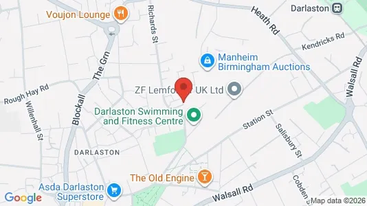 Apartments for rent i Wednesbury - West Midlands - kort over placeringen