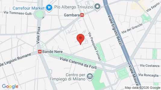 Rooms for rent i Milano Zona 6 - Barona, Lorenteggio - kort over placeringen