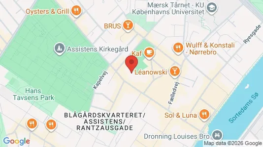 Apartments for rent i Nørrebro - kort over placeringen