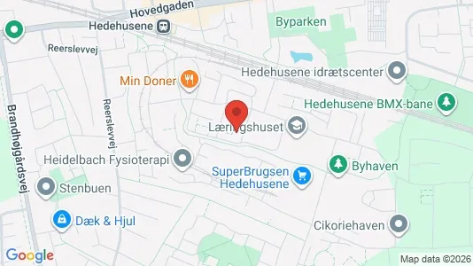 Apartments for rent i Hedehusene - kort over placeringen