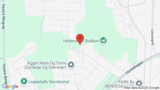 Apartments for rent i Hedensted - kort over placeringen