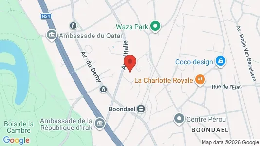 Apartments for rent i Brussels Elsene - kort over placeringen
