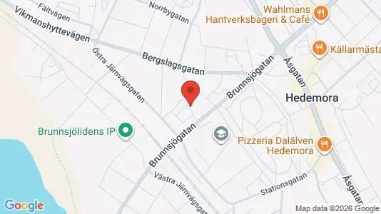 Apartments for rent i Hedemora - kort over placeringen