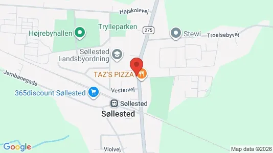 Apartments for rent i Søllested - kort over placeringen