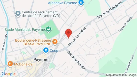 Apartments for rent i Broye-Vully - kort over placeringen
