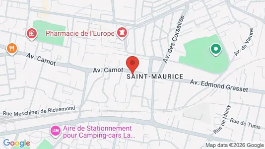 Apartments for rent i La Rochelle - kort over placeringen