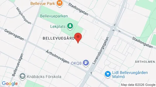 Apartments for rent i Malmö City - kort over placeringen