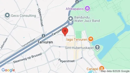 Apartments for rent i Tervuren - kort over placeringen