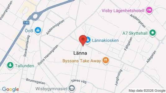 Apartments for rent i Gotland - kort over placeringen