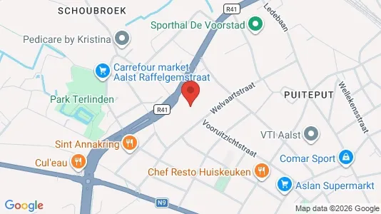 Apartments for rent i Aalst - kort over placeringen