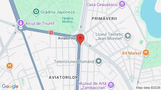 Apartments for rent i Bucharest - Sectorul 1 - kort over placeringen