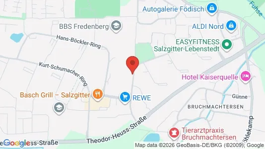 Apartments for rent i Salzgitter - kort over placeringen