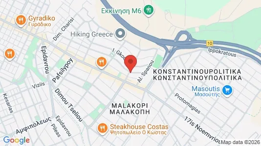 Apartments for rent i Pylaia-Chortiatis - kort over placeringen