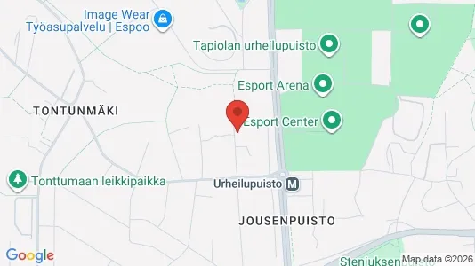 Rooms for rent i Espoo - kort over placeringen