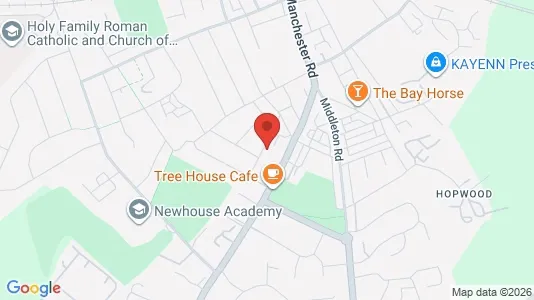 Apartments for rent i Heywood - Lancashire - kort over placeringen