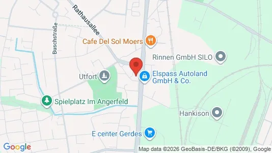 Apartments for rent i Wesel - kort over placeringen