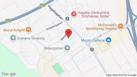 Apartments for rent i Norrköping - kort over placeringen