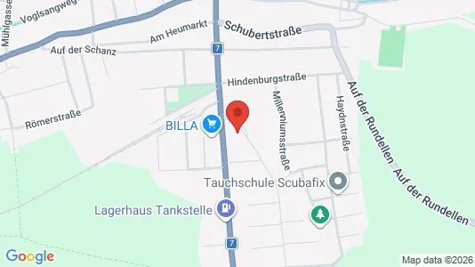 Apartments for rent i Poysdorf - kort over placeringen
