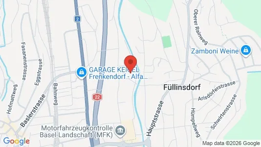 Apartments for rent i Liestal - kort over placeringen