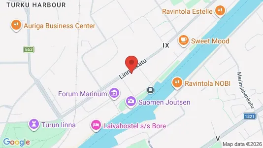 Apartments for rent i Turku - kort over placeringen