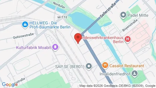 Apartments for rent i Berlin Mitte - kort over placeringen