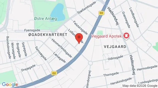 Apartments for rent i Aalborg Center - kort over placeringen