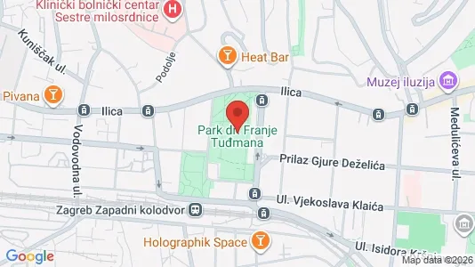 Apartments for rent i Sljeme (Medvednica-Tomislavac) - kort over placeringen