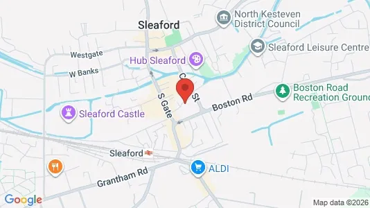 Apartments for rent i Sleaford - Lincolnshire - kort over placeringen