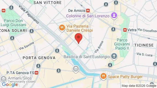 Apartments for rent i Milano Zona 1 - Centro storico - kort over placeringen