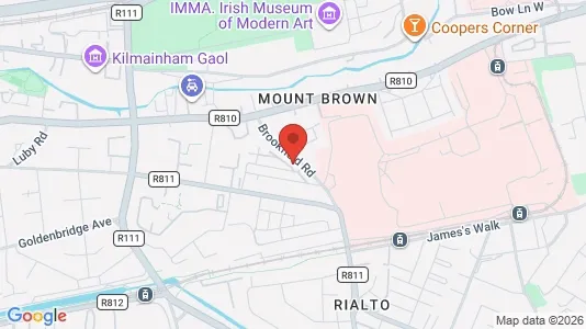Apartments for rent i Dublin 8 - kort over placeringen