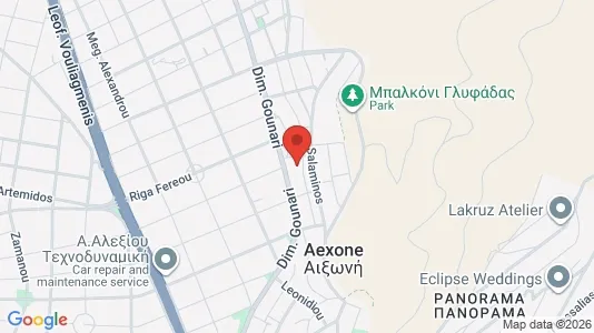 Apartments for rent i Glyfada - kort over placeringen
