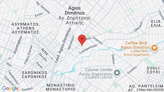 Apartments for rent i Agios Dimitrios - kort over placeringen