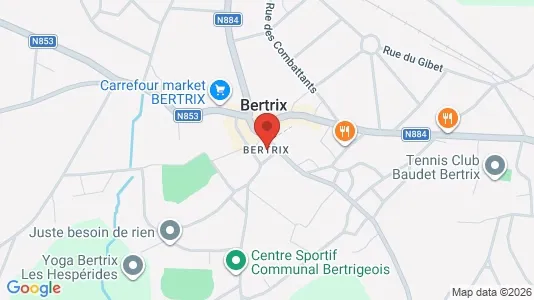 Apartments for rent i Bertrix - kort over placeringen
