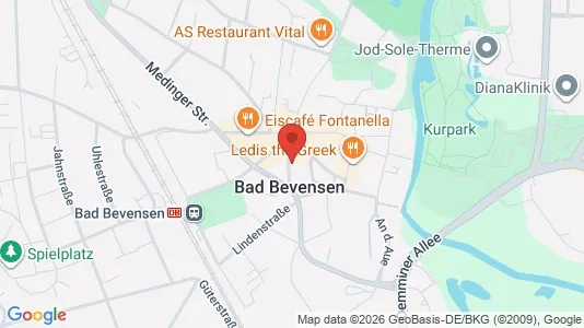 Apartments for rent i Uelzen - kort over placeringen