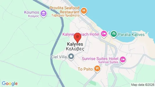 Apartments for rent i Apokoronas - kort over placeringen