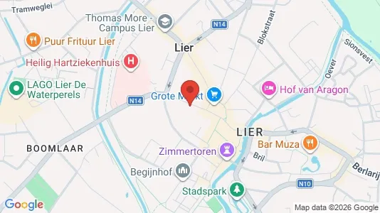 Apartments for rent i Lier - kort over placeringen