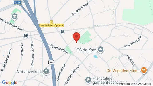 Apartments for rent i Wezembeek-Oppem - kort over placeringen
