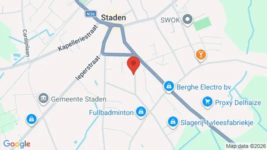 Apartments for rent i Staden - kort over placeringen