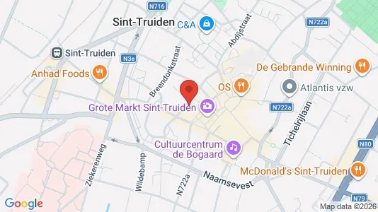 Apartments for rent i Sint-Truiden - kort over placeringen