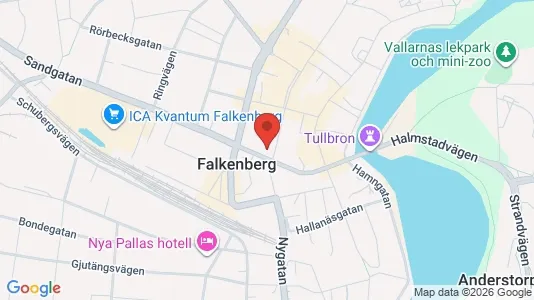 Apartments for rent i Falkenberg - kort over placeringen