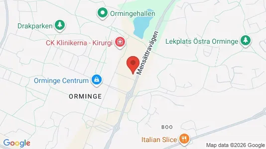 Apartments for rent i Nacka - kort over placeringen